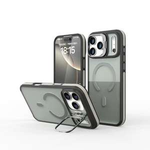 Étui de téléphone porte-objectif bicolore de vente chaude adapté à divers modèles avec étui de téléphone anti-chute magnétique - Product Image 5