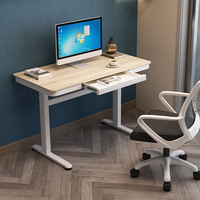 Bureau de travail électrique réglable en hauteur avec plateforme motorisée, ergonomique et large pour ordinateur