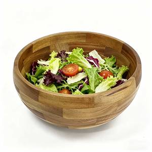 Tazón de Madera Natural Más Vendido con Acabado Liso para Ensaladas, Pasta, Frutas y Servir Alimentos Saludables, Disponible al Mejor Precio del Mercado - Product Image 4