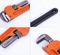 Outils à main, clé à molette réglable de type américain de 8 pouces, clé à tuyau droite robuste