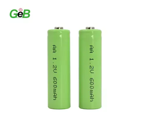 Sıcak satış silindirik şarj edilebilir 1.2V 14500 600mah Ni-MH pil lityum iyon batarya için kamera el feneri - Product Image 2