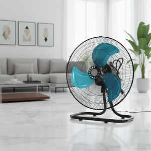 High Velocity Oscillating <b>Floor</b> Standing AC Motor <b>Fan</b> with Low Noise and Energy Efficiency - Product Image 3