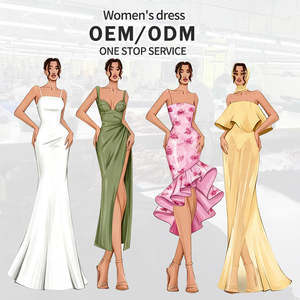 Produttori di <span class=keywords><strong>abbigliamento</strong></span> Custom abiti da donna, OEM ODM Custom marchio Logo tessuto Sourcing moda moda moda Midi <span class=keywords><strong>abbigliamento</strong></span> donna - Product Image 2