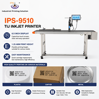Impresora de Inyección de Tinta Térmica HP TIJ 2.5 IPS-9510, 600 DPI, Alta Resolución, Máquina de Codificación para Bolsas de Plástico, Fecha, Código de Barras, Logotipo