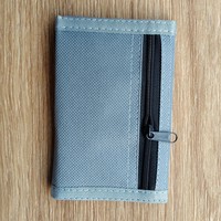 Dompet taktis untuk pria, dompet ramping ritsleting kartu, Gantungan Kunci poliester, kantung pendek kamuflase, dompet taktis terbuka untuk pria