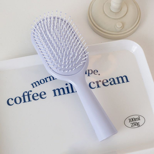 Custom Private Label Travel <b>Curly</b> Cute Shower Plastic Scalp Massage Detangle Round Hair <b>Brush</b> Wholesale with logo - Product Image 6