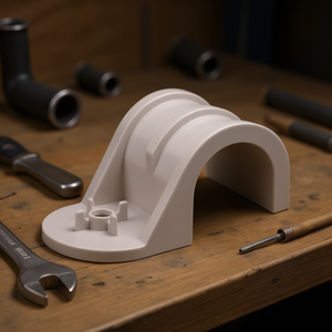 ที่ยึดท่อ Dewalt พร้อมแหวนรองและช่องรัดสายในตัวเพื่อการติดตั้งที่มั่นคง - Product Image 3