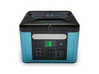 Portable 600W LiFePO4 Station MPPT Contrôleur Panneau Solaire Voiture RV Port Allume-cigare Démarreur Batterie Externe Lampe de Poche