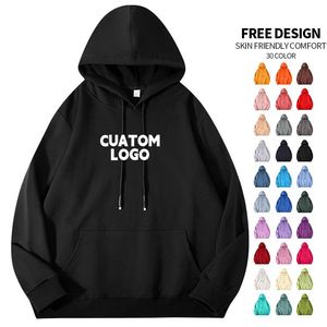 เสื้อฮู้ดดี้ผู้ชายคุณภาพสูง ผ้าฝ้ายอย่างดี สวมใส่สบาย สไตล์สตรีทแวร์ ชุดวอร์ม หนัก 450 กรัม พิมพ์ลายพัฟฟ์ - Product Image 2