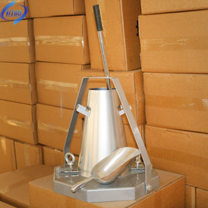 Professionelles Beton-Fließtisch-Set für Schlagkegelprüfungen, Metall-Schlagkegel mit Stampstab für Betonprüfungen - Product Image 2