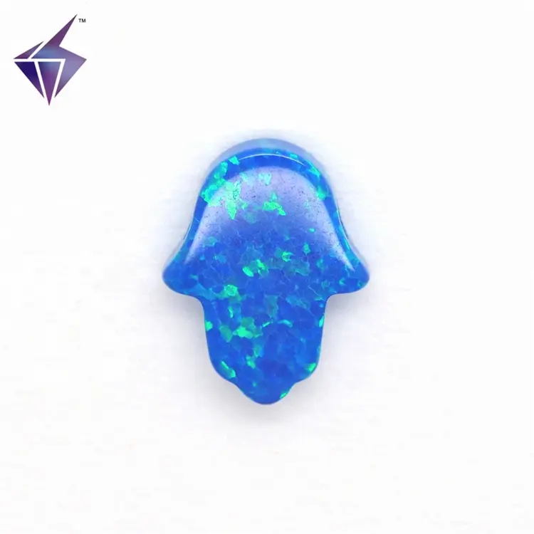 Synthetic Opal手形状石