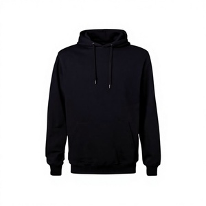 Sweat à capuche personnalisé pour homme en coton, coupe courte, OEM, imprimé numérique, doublé tricoté, pull d'hiver, vêtement doré - Product Image 2