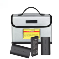 Sac de batterie ignifuge personnalisé 215*145*165mm antidéflagrant Triangle Portable Sac RC Lipo Guard E-bike Battery Bag