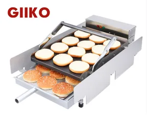 Tostadora que hace la máquina Burger Toaster Batch Bun Toaster Máquina de hamburguesas para la venta