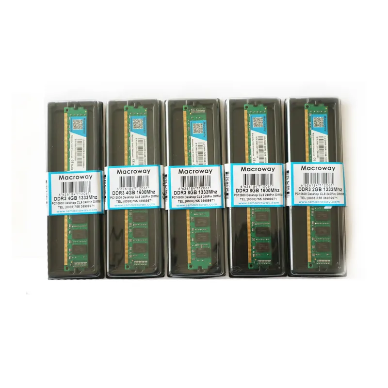 청산 제비 Ddr3 Ram Ett 원래 칩셋 8gb 메모리 카드