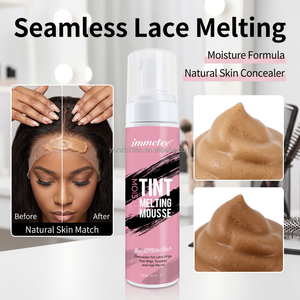 <span class=keywords><strong>Mousse</strong></span> Teintante Fondante pour Dentelle de Perruque Brun Foncé, <span class=keywords><strong>Mousse</strong></span> de Teinture pour Dentelle pour Fermetures Frontales, Correcteur de Perruque Effet Naturel, <span class=keywords><strong>Mousse</strong></span> de Finissage - Product Image 1