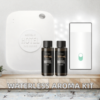 Diffuseur d'huiles essentielles intelligent sans eau, kit de démarrage pour hôtel, capacité 400 ml, huile parfumée 200 ml, mural, en plastique, pour 2000 m²