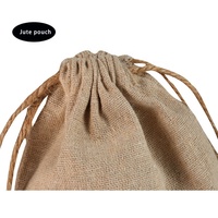 Sac en jute réutilisable et écologique à la mode, couleur personnalisable, portable, inspiré de la nature, sac à cordon en toile de jute, cadeau promotionnel