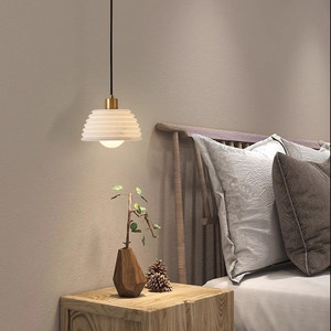 Natural Marble Pendant <b>Light</b> Long Shape E27 Led Single Head <b>Chandelier</b> For Living Room Study Desk Hotel Reception - Product Image 4