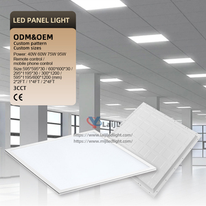 Hiện đại 600x600 mét 40 Wát CCT Lựa chọn ánh sáng phẳng làm sạch Văn Phòng TrườNg học bệnh viện LED Sky Bảng điều chỉnh 2x2ft lõm nhôm cho bề mặt - Product Image 4