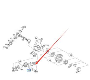 2033303311 2033303411 สำหรับชิ้นส่วนยานยนต์ Mercedes Benz CE <span class=keywords><strong>W203</strong></span> ช่วงล่าง คอนโทรลอาร์ม ด้านซ้ายและขวา ด้านหน้า ล่าง แบบตรง - Product Image 6