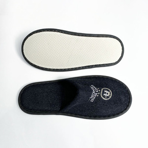 Chaussons d'hôtel de luxe en EVA, vente chaude, prix de gros, chaussons jetables en <span class=keywords><strong>velours</strong></span> corail pour hôtel, personnalisables par l'usine chinoise - Product Image 3