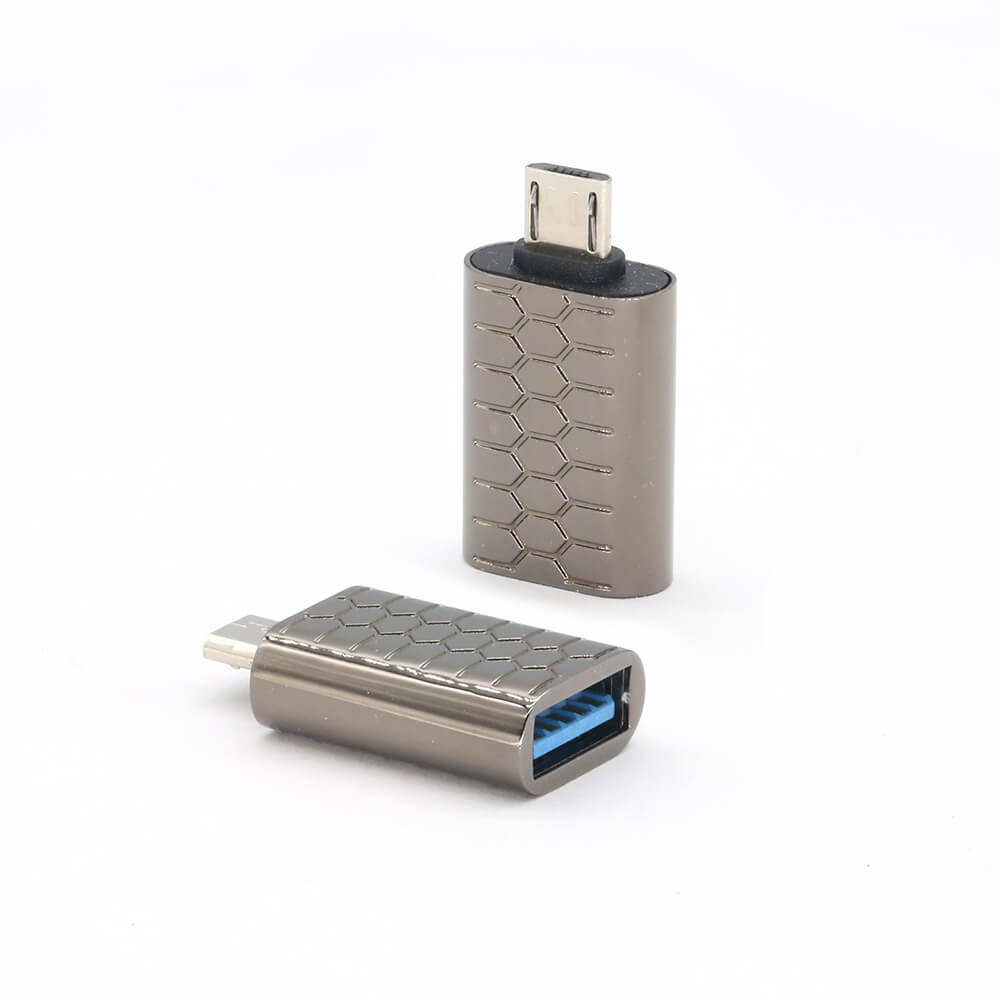 Gris micro B a un adaptador