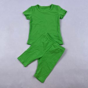 Conjunto de Ropa para Bebés Niñas RTS, 40 Colores, Algodón Suave, Camiseta de Manga Corta y Pantalones Cortos Ajustados - Product Image 5