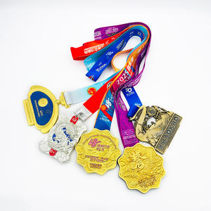 Medalla Deportiva Internacional de Alta Calidad, Medalla de Honor Chapada en Oro de Aleación de Zinc para Eventos Intergubernamentales - Product Image 6
