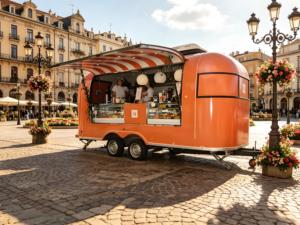 Camion de <span class=keywords><strong>restauration</strong></span> certifié remis à neuf, entièrement équipé, avec récents documents d'entretien, prêt à l'emploi immédiat - Product Image 1