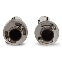 Échappement universel de moto DB Killer Noise Sound Eliminator en option 48mm 51mm Valve Type Silencieux pour la plupart des tubes de silencieux