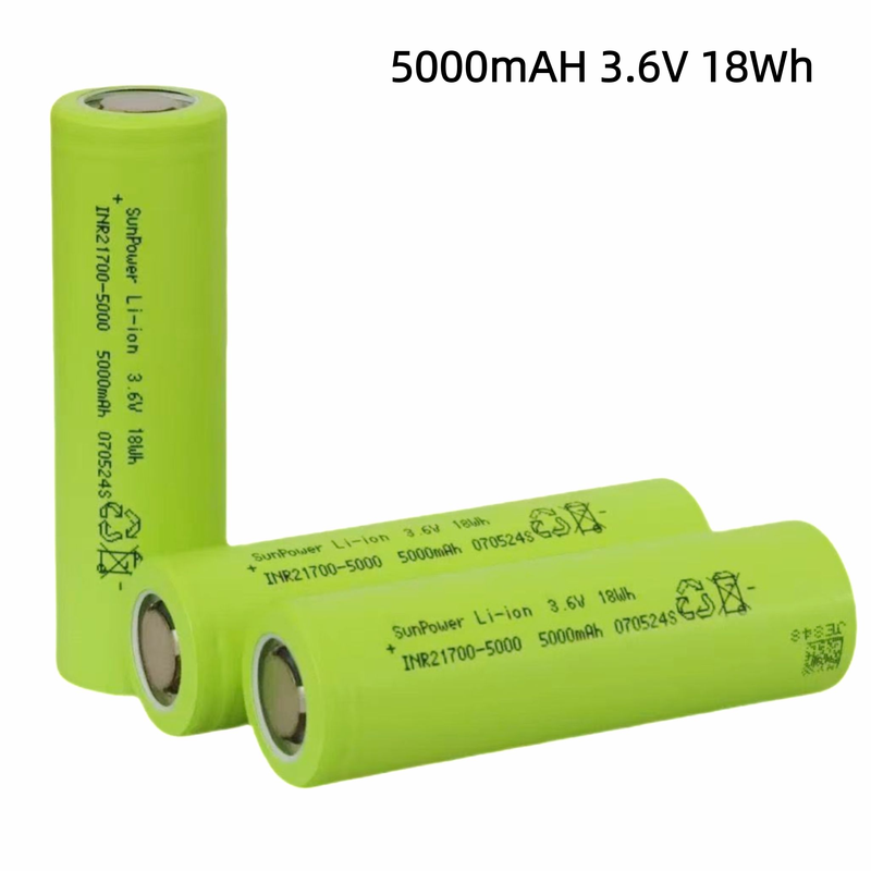 High Power INR21700 3 6V 5000mAh