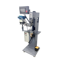 Machine de pose de crochets pour lacets de chaussures Jiuzhou JZ-989WS-1 entièrement automatique pour bottes de randonnée, rivetage, 220V, moteur servo gris, PLC