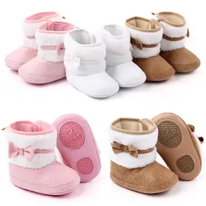 6199, ботинки для маленьких мальчиков и девочек, обувь для новорожденных, обувь для малышей, зимняя теплая хлопковая нескользящая обувь для новорожденных