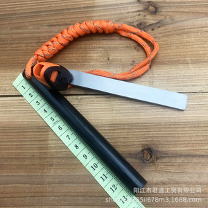 Juego de Encendedor de Fuego de Aleación de Magnesio, Herramienta de Supervivencia para Exteriores, Resistente al Viento, con Silbato, Hecho en la Ciudad de Yangjiang - Product Image 2