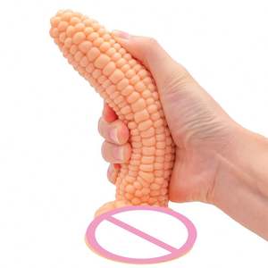 Nouveau Dildo en Forme de Maïs <span class=keywords><strong>Transparent</strong></span> avec <span class=keywords><strong>Ventouse</strong></span>, Dildo Réaliste de Grande Taille, Plug Anal pour Femme, Jouets Sexuels - Product Image 3