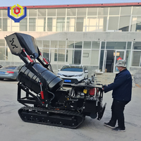 Moteur de pompe à béton Taishan Niu OBSLY-800L, petit véhicule de transport sur chenilles rotatif diesel 0,8T, haute efficacité