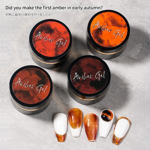 JTING Nouvelle Tendance Design d'Art Ongulaire Vernis Gel UV/LED 4 Couleurs Ambre OEM/ODM Personnalisé Marque Privée avec Service d'Échantillons Gratuits - Product Image 3