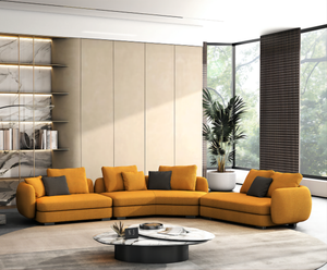 Rectangular Living Room <b>Sofa</b> Sectional Style With Luxury Fabric <b>for</b> Apartment Furniture Set Modern Design - Product Image 6