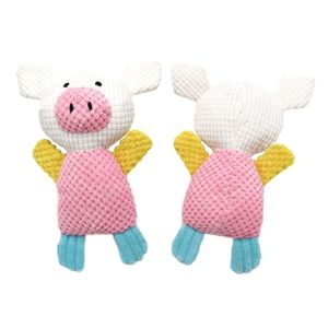 Fabrikant Nieuwe Aankomst Multi Kleuren Huisdier Schattig Dier Grappig Varken Onverwoestbaar Pluche Speelgoed Kauwen Kies Hond Speelgoed Met Pieper - Product Image 5