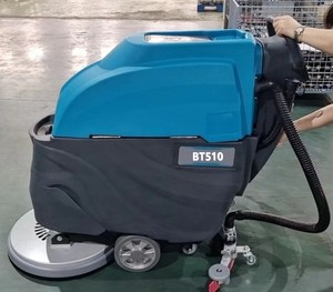 <b>Floor</b> Scrubber Walk Behind Battery Cleaning Machine Automatic <b>Mop</b> Cleaner Hand Push <b>Floor</b> Scrubber - Product Image 1