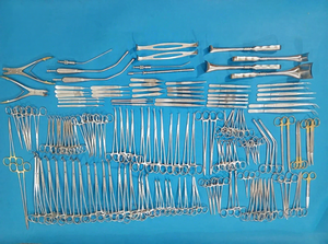 Juego de Instrumentos Quirúrgicos para Toracotomía Cardiovascular, Instrumentos para Cirugía Vascular de Corazón Abierto, Herramientas Quirúrgicas Cardiothoracales R - Product Image 1