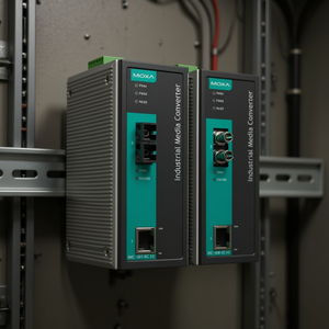 Convertidor de Medios Industriales Moxa IMC-101-M-SC-T-IEX Ethernet a Fibra para Uso Industrial - Product Image 3