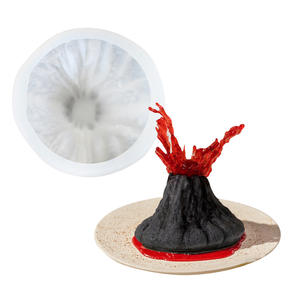 Postre en forma de volcán con <span class=keywords><strong>molde</strong></span> de vela que brota DIY 3D vela <span class=keywords><strong>molde</strong></span> de fundición de silicona vela hecha a mano jabón hacer <span class=keywords><strong>molde</strong></span> de cera - Product Image 5