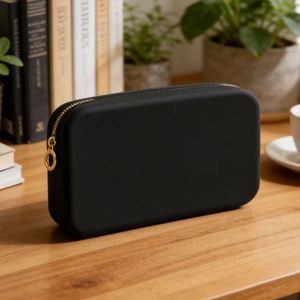 Closure <b>Mini</b> Wallet Fashionable Portable Silicone Waterproof Storage <b>Pouch</b> Coin Purse With Metal Zipper Head - Product Image 2