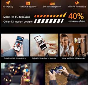 <span class=keywords><strong>Blackview</strong></span> <span class=keywords><strong>Bl8800</strong></span> <span class=keywords><strong>PRO</strong></span> incassable 6.58 pouces FHD + IP68 & IP69K 8GB + 128GB 50MP caméra thermique NFC 5g téléphone portable intelligent - Product Image 4