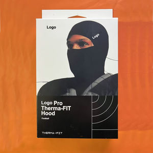 Balaklava Sepak Bola Pria Pro Hyper Warm, Masker Ski Penutup Wajah Penuh Bernapas dengan Logo, Kualitas Kotak Balaklava, Dikirim dari AS - Product Image 2