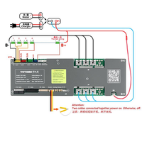 Placa de Protección de Batería de Litio de 48V y 16 Cadenas para Almacenamiento de Energía Fotovoltaica TDT, Modelo 1001, 3A, Ecualización Activa