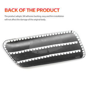 Shasha <span class=keywords><strong>sec</strong></span> en Fiber de carbone accoudoir boîte couvercle supérieur accessoires intérieurs pour Toyota Camry 2018 2019 2020 2021 2022 2023 - Product Image 4