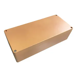 Kotak Terminal listrik kotak sambungan aluminium kotak proyek elektronik tahan air Ip65 360x160x95mm